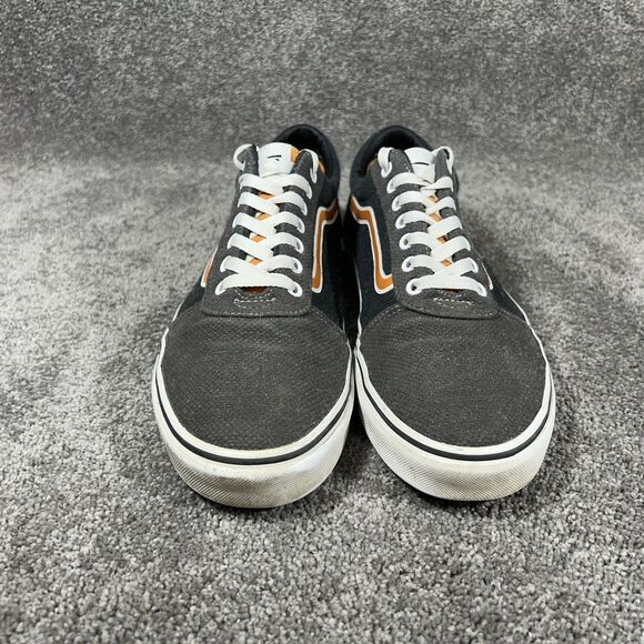 Vans Ward Jersey Block Mens Size 12 Dark Grey Textile Athletic Skate Shoes Used main image 10